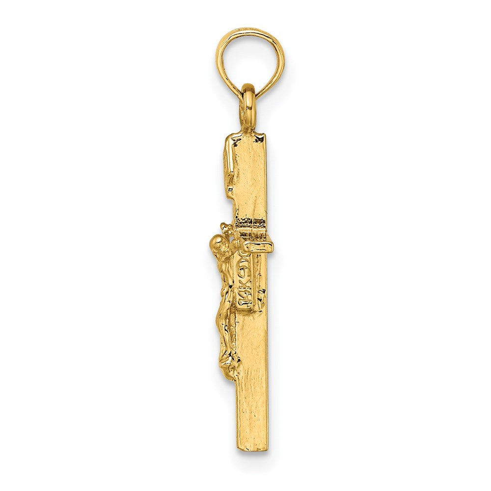 14K Gelbgold Inri Kruzifix Charm