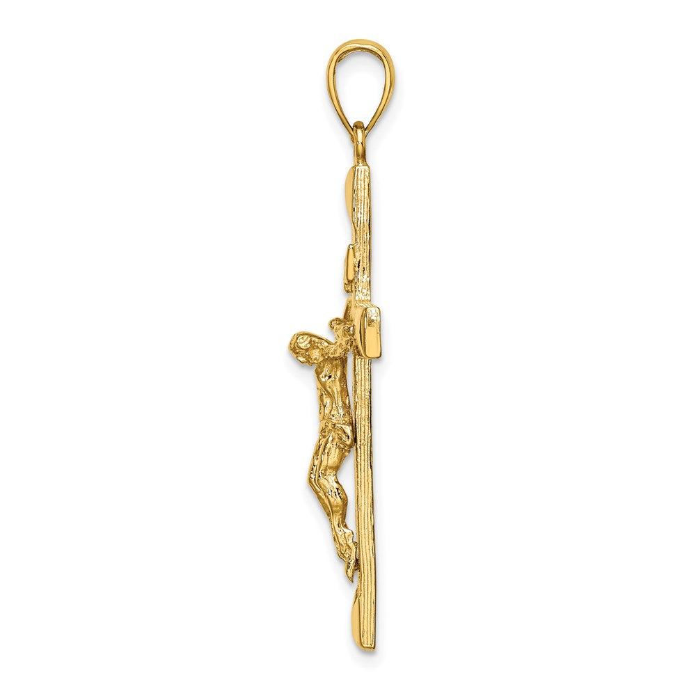 14K Gelbgold Kruzifix-Charm