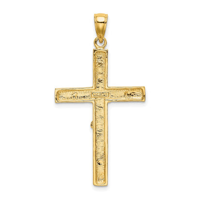 14K Gelbgold Kruzifix-Charm