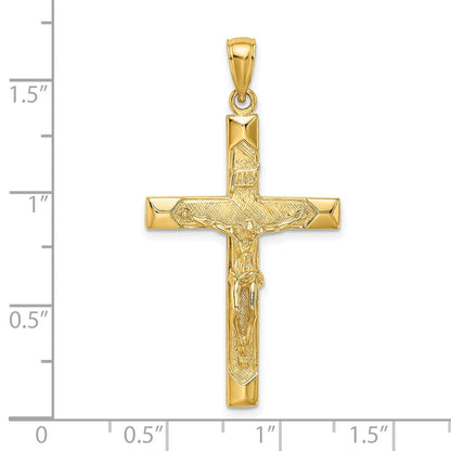 14K Gelbgold Kruzifix-Charm