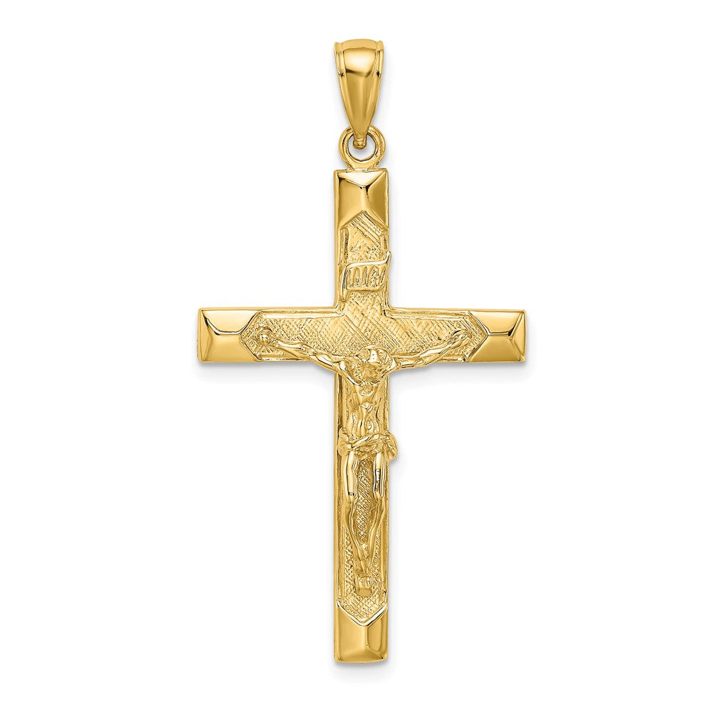 14K Gelbgold Kruzifix-Charm