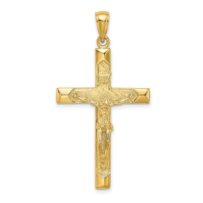 14K Gelbgold Kruzifix-Charm