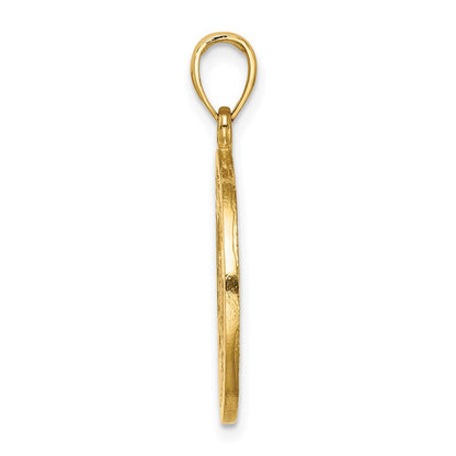 14K Gelbgold ST. LUCIA Twin Pitons Charm-Anhänger