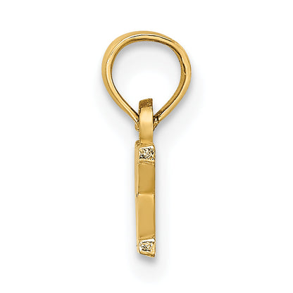 14K Gelbgold Poliert Obx Charm