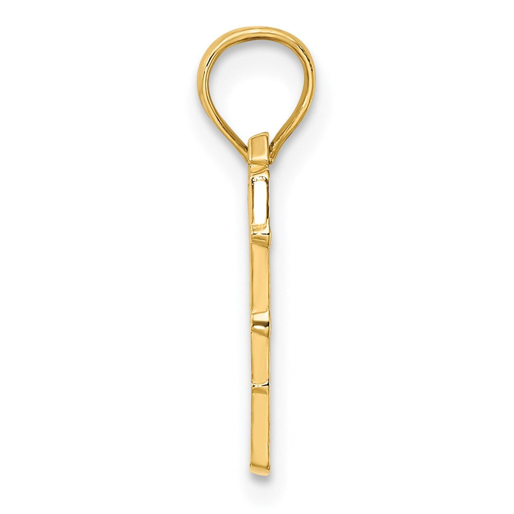 14K Gelbgold Charm "THE ABBY – CAPE MAY NJ