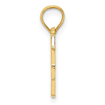14K Gelbgold Charm "THE ABBY – CAPE MAY NJ