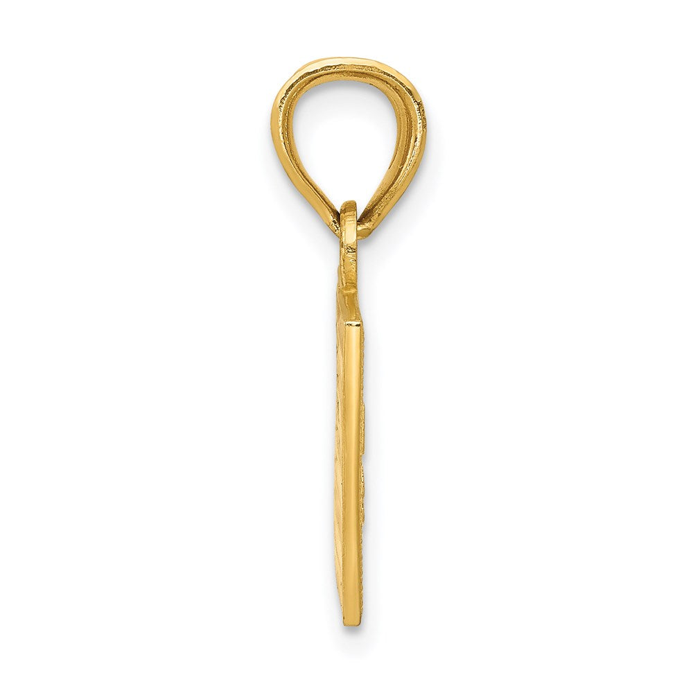 Emaillierter Anhänger „US-Flagge“ aus 14K Gelbgold