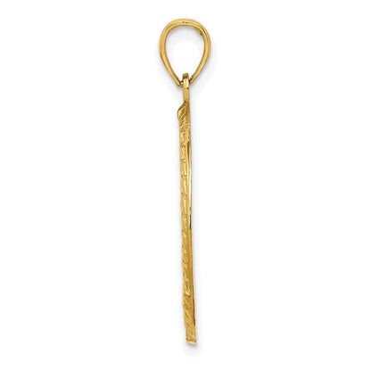 14K Gelbgold BOSTON Stadtbild-Charm, rund
