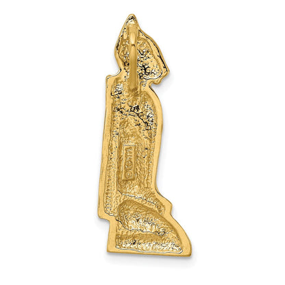 14K Gelbgold Marco Island Katze Anhänger