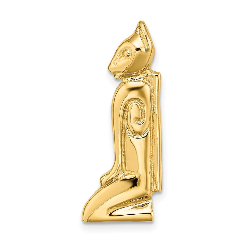 14K Gelbgold Marco Island Katze Anhänger