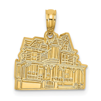 14K Gelbgold Charm "DR. HENRY HUNT HOUSE - CAPE MAY NJ