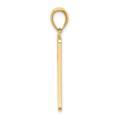 14K Gelbgold Mile Marker 0 / KEY WEST Charm