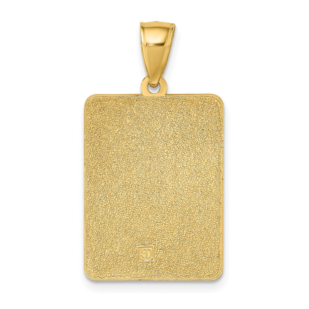 14K Gelbgold Mile Marker 0 / KEY WEST Charm