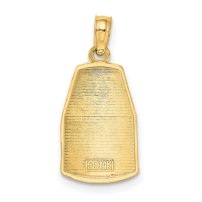 14K Gelbgold Klein Southern Most Point Usa / Key West Fl Charm