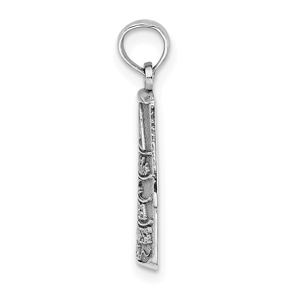 14K Weißgold Southern Most Point Usa / Key West Fl Charm