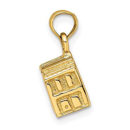 14K Gelbgold 3d Charleston Regenbogen Reihe Buildings
