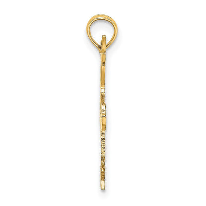 14K Gelbgold Gymnastics Charm