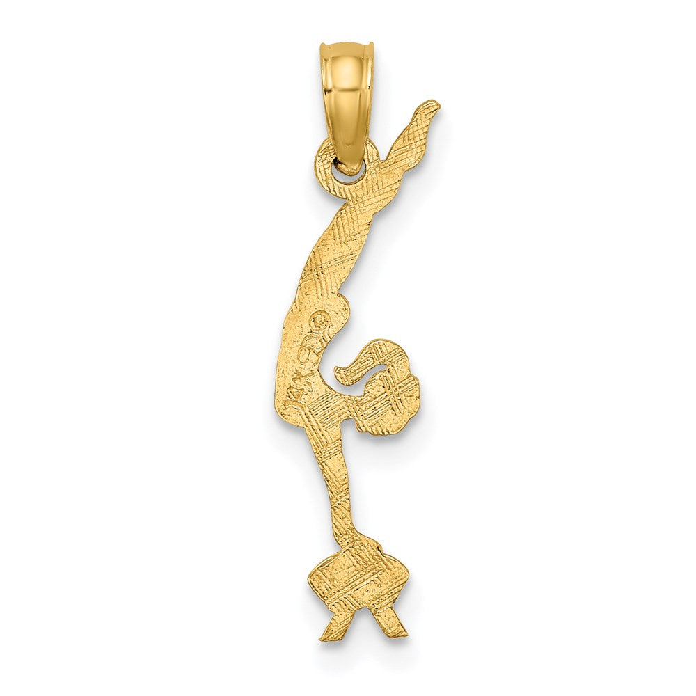 14K Gelbgold Gymnastics Charm