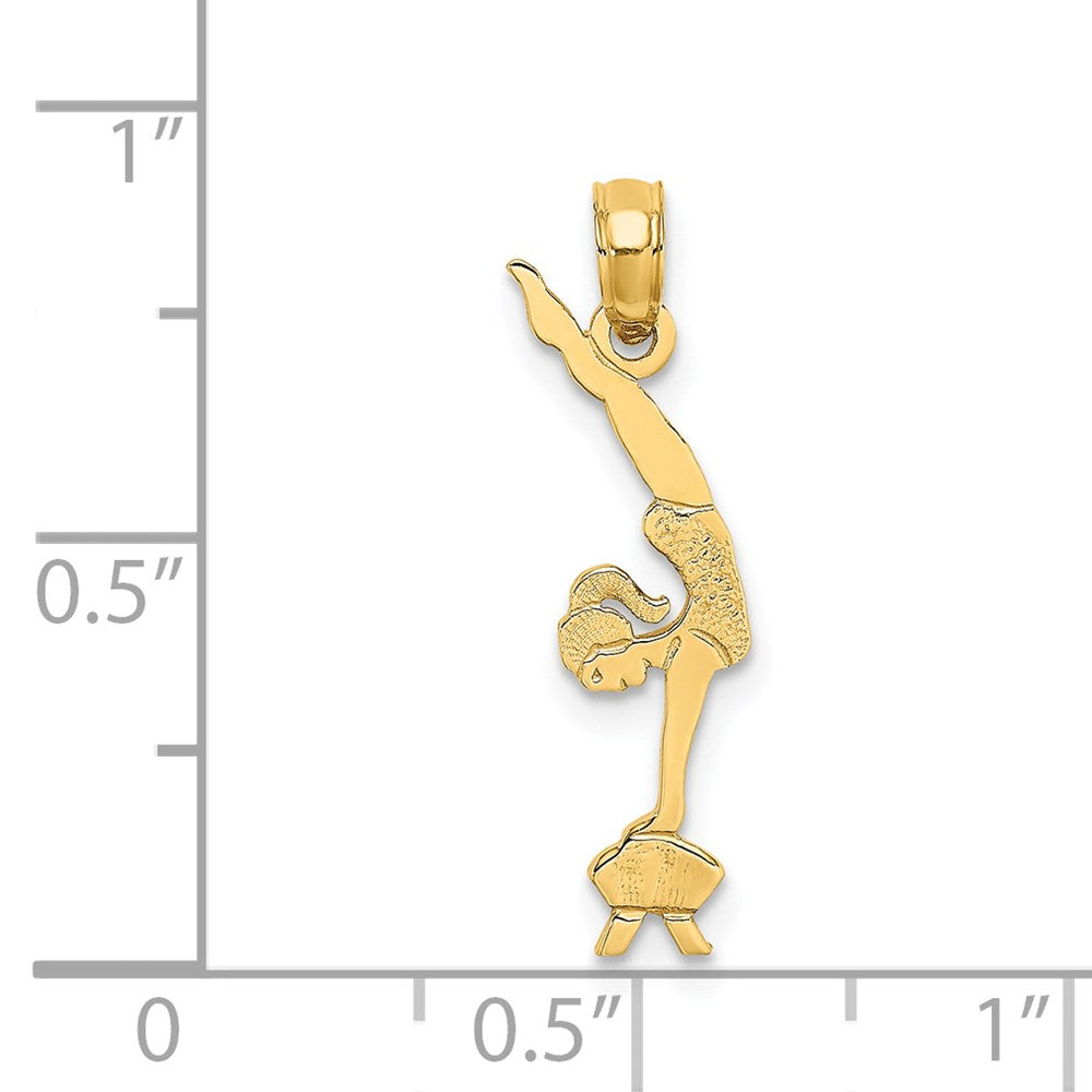 14K Gelbgold Gymnastics Charm