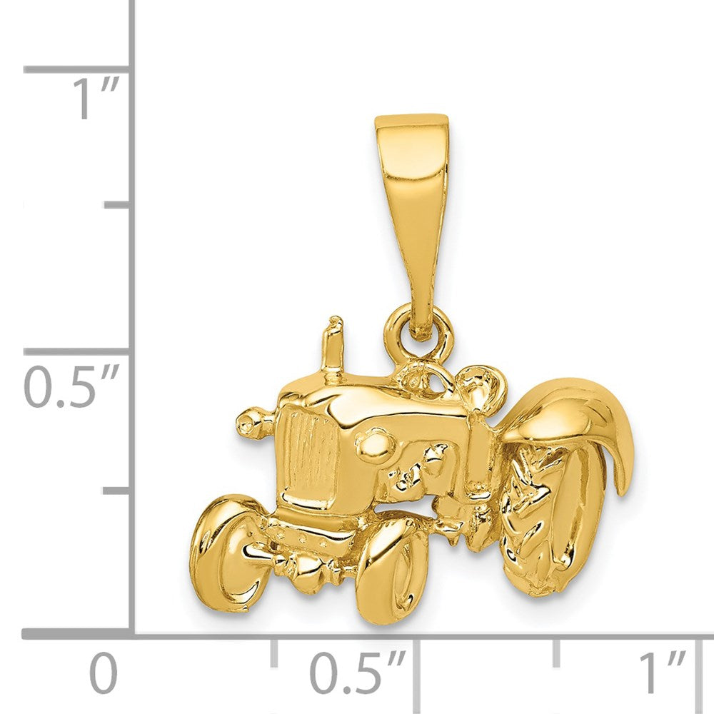 14K Gelbgold Traktor-Anhänger