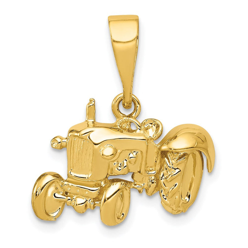 14K Gelbgold Traktor-Anhänger
