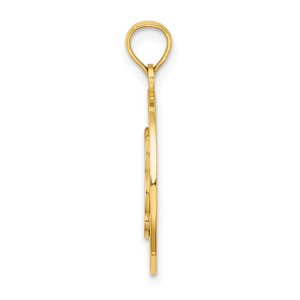 14K Gelbgold ALASKA-Charm mit Bärentatze