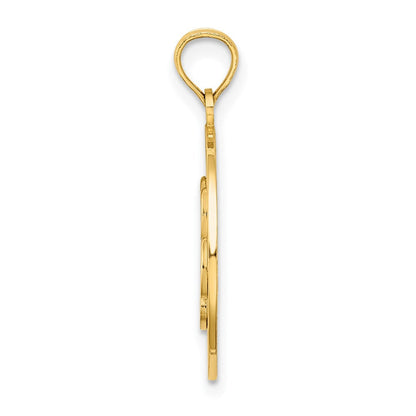 14K Gelbgold ALASKA-Charm mit Bärentatze