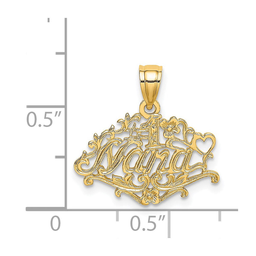 14K Gelbgold #1 Nana Charm