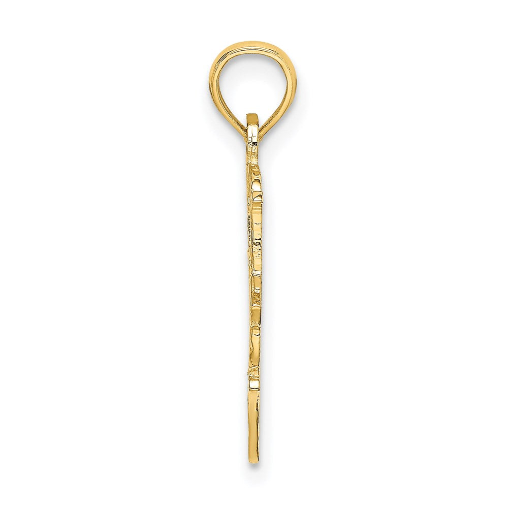 14K Gelbgold #1 Nana in Herz Charm
