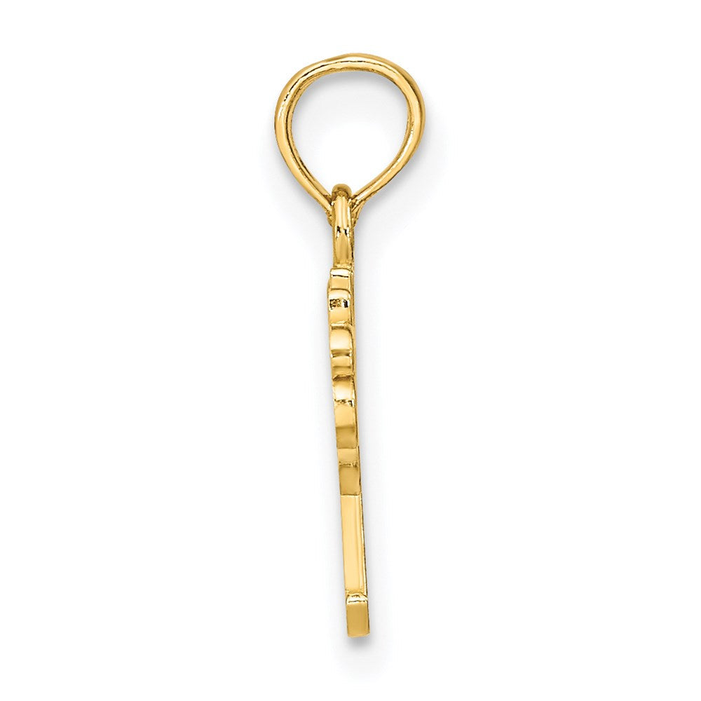 14K Gelbgold Daddy Mädchen Charm