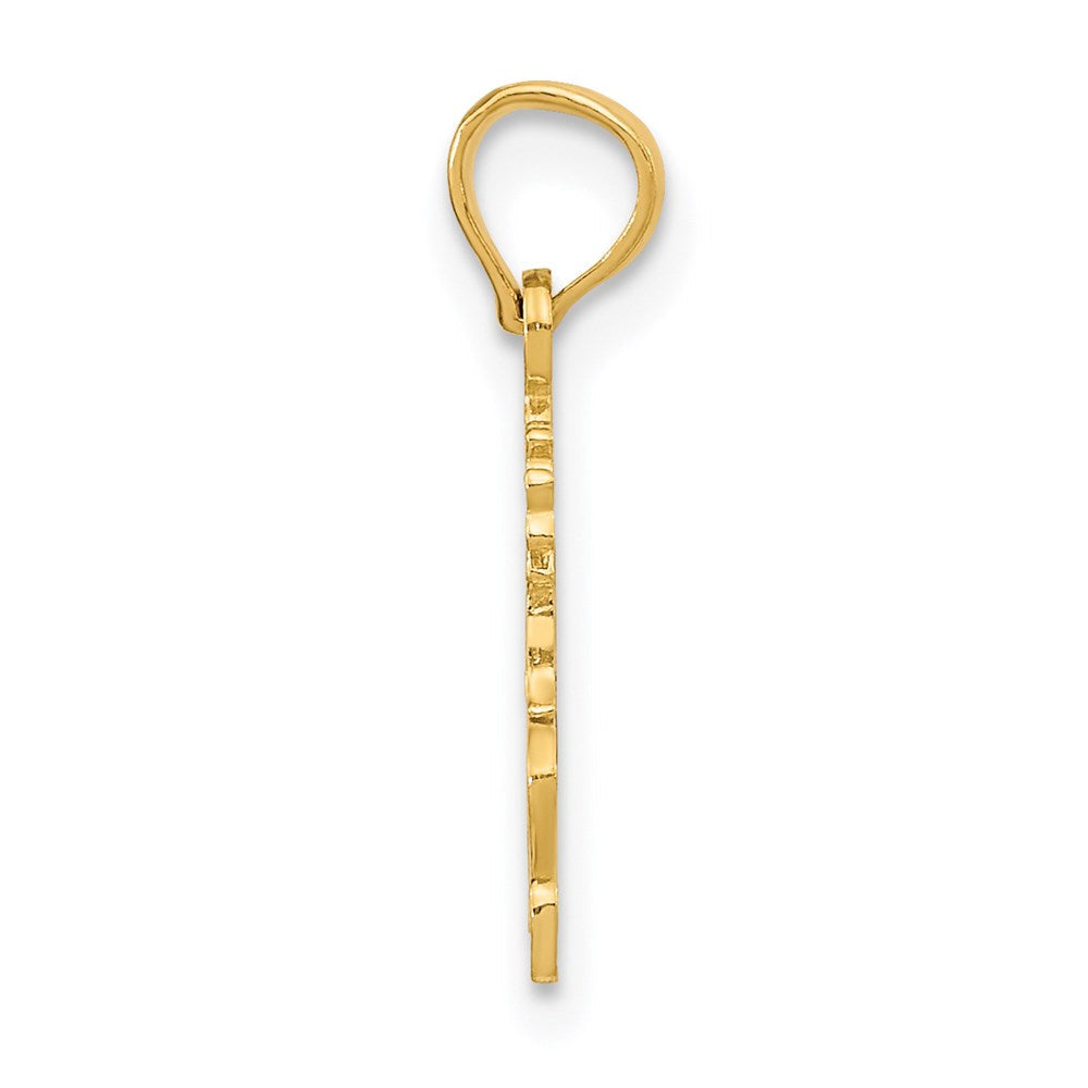14K Gelbgold Poliert #1 Sis Charm