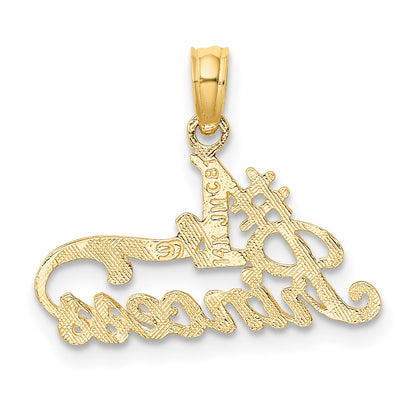 14K Gelbgold #1 Princess Charm