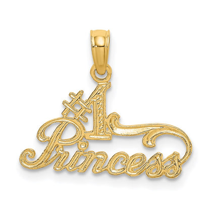 14K Gelbgold #1 Princess Charm