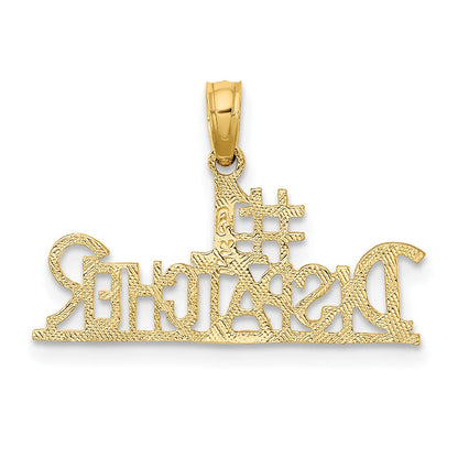 14K Gelbgold #1 Dispatcher Charm