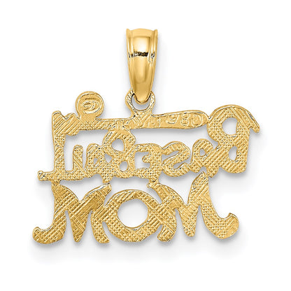 14K Gelbgold Baseball Mama Charm