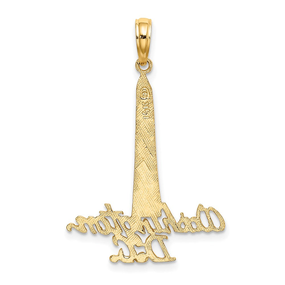 14K Gelbgold Washington D.c. Monument Charm