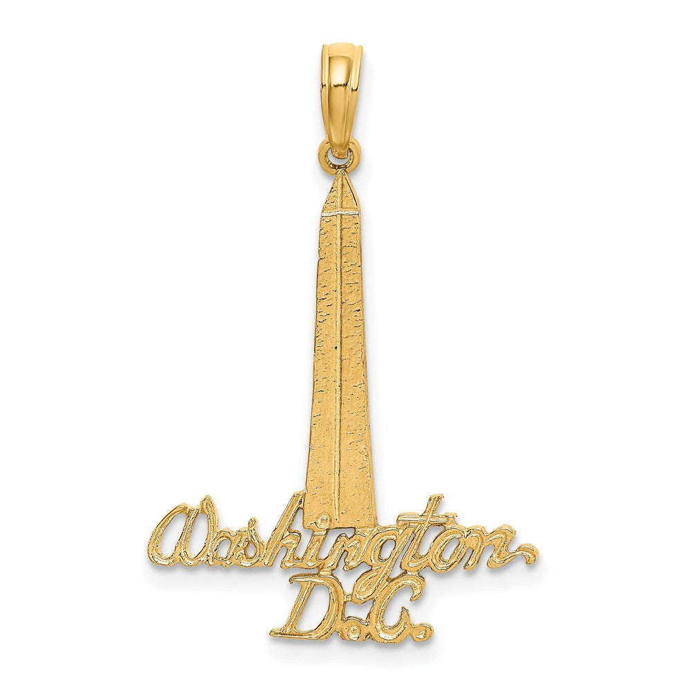 14K Gelbgold Washington D.c. Monument Charm