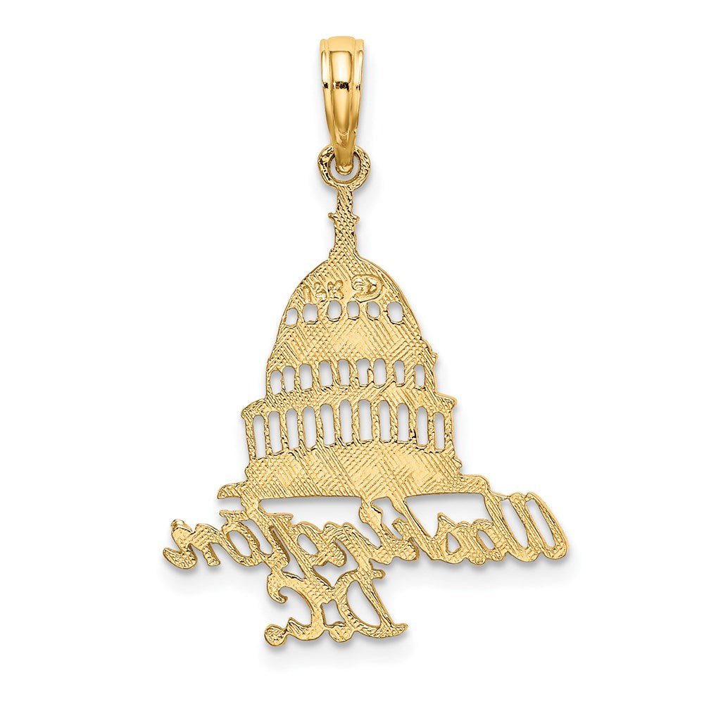 14K Gelbgold Charm Kapitolgebäude Washington D.C