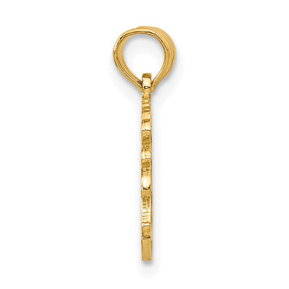 14K Gelbgold Las Vegas Charm