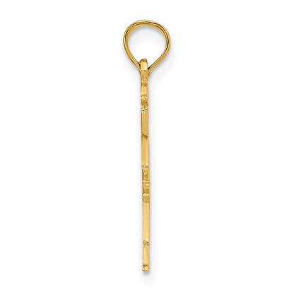14K Gelbgold Junge mit Baseball Cap Charm