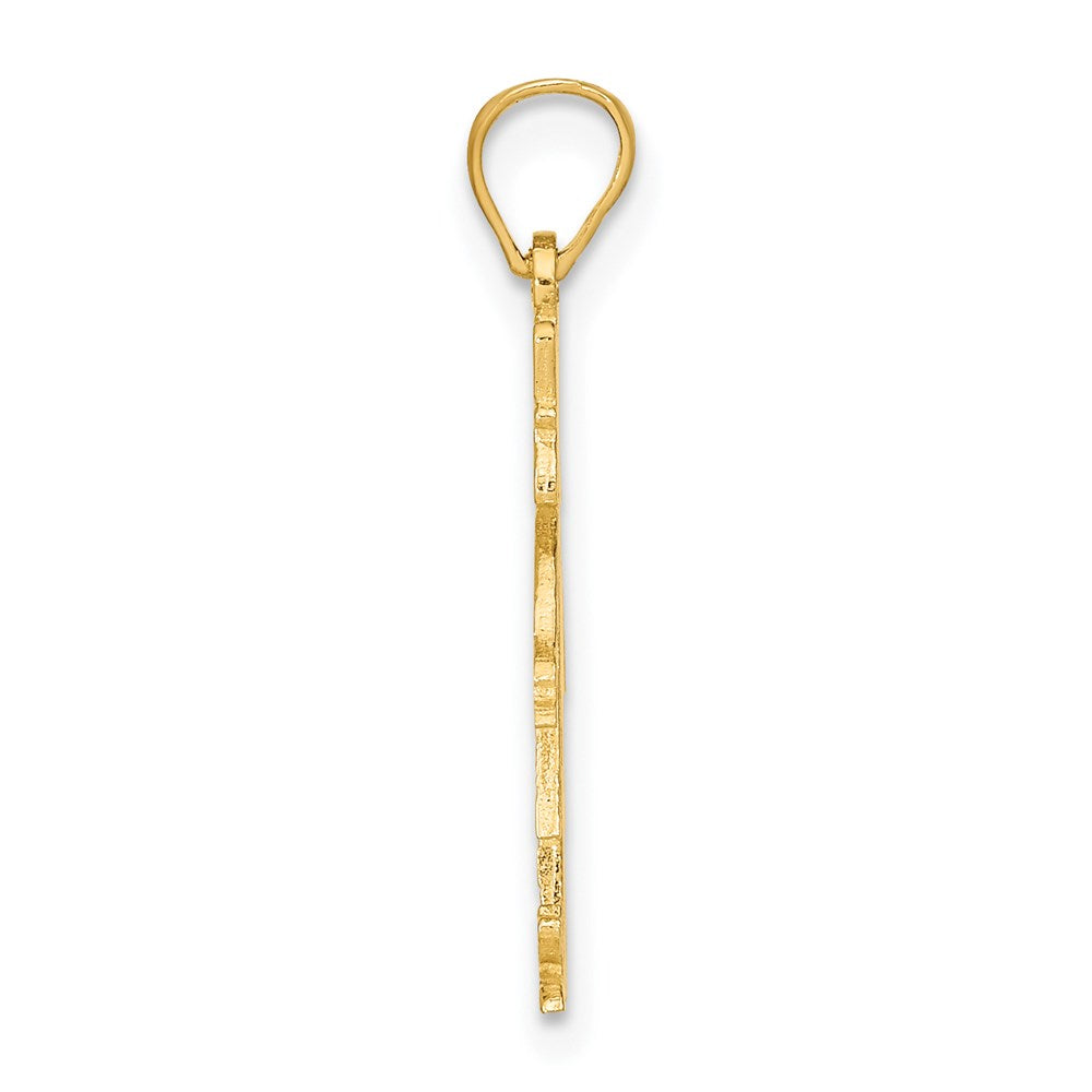 14K Gelbgold Mädchen Charm