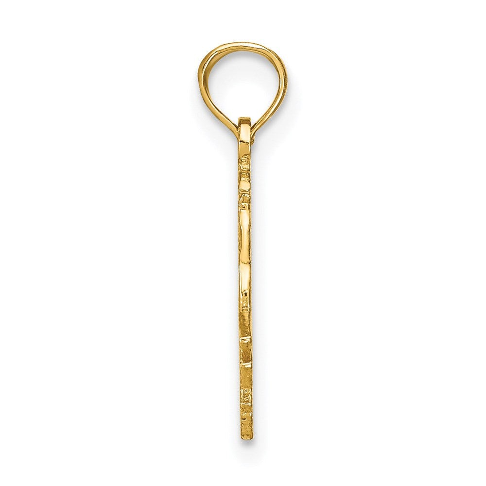 14K Gelbgold Capricorn Tierkreis Charm