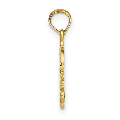 14K Gelbgold Pisces Tierkreis Charm