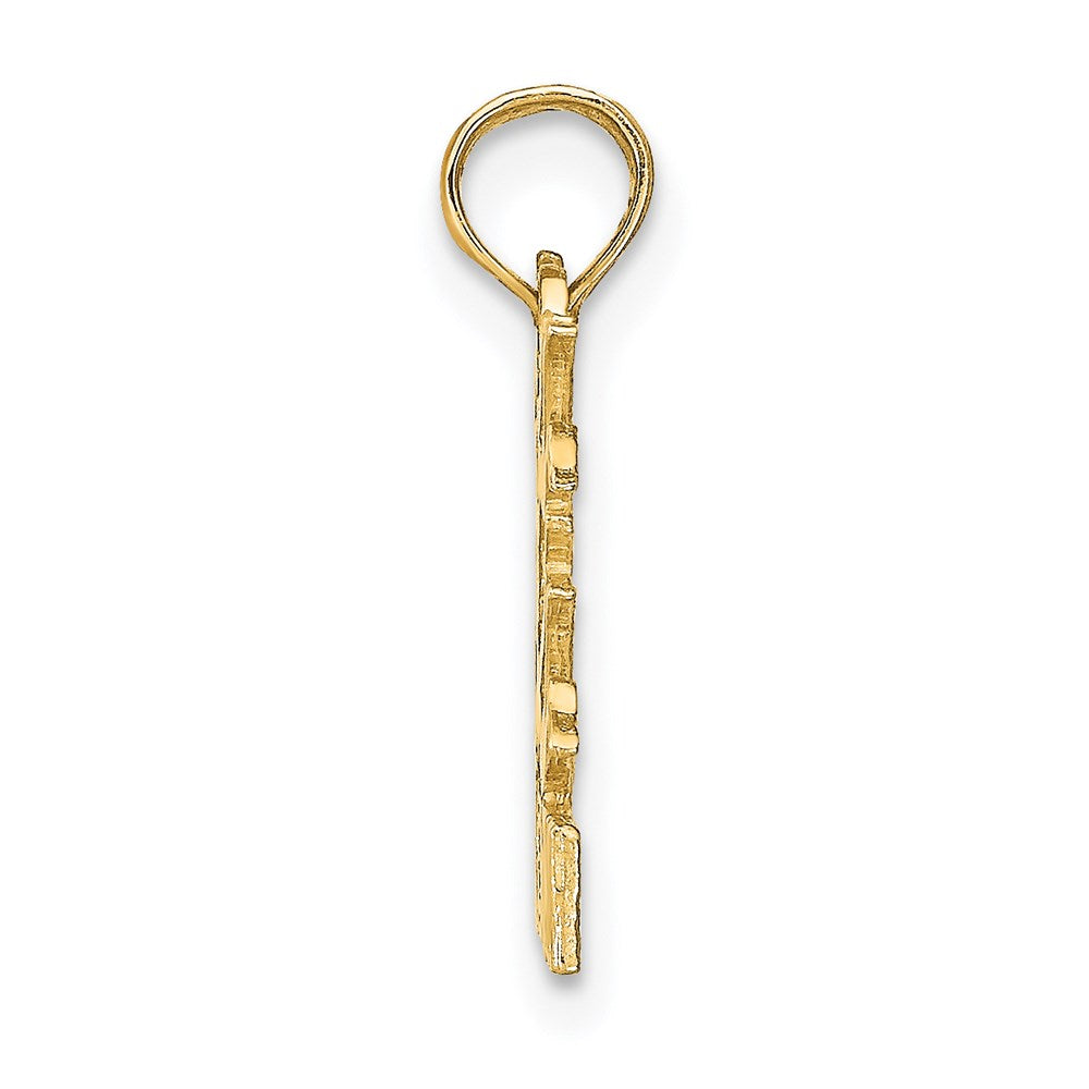 14K Gelbgold Gemini Tierkreis Charm