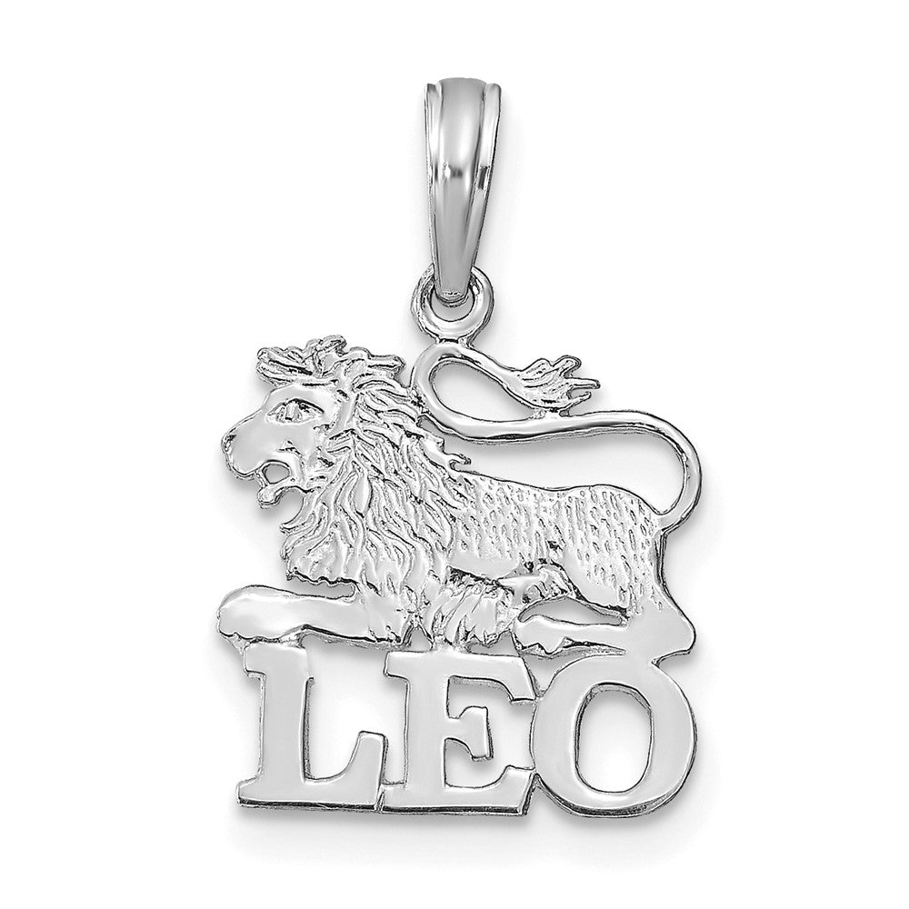 14K Weißgold Wg Leo Tierkreis Charm