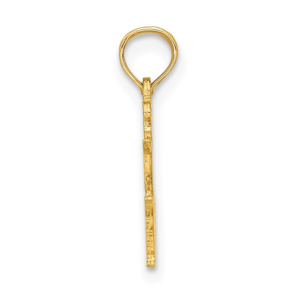 14K Gelbgold Virgo Tierkreis Charm
