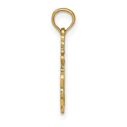14K Gelbgold Sagittarius Tierkreis Charm