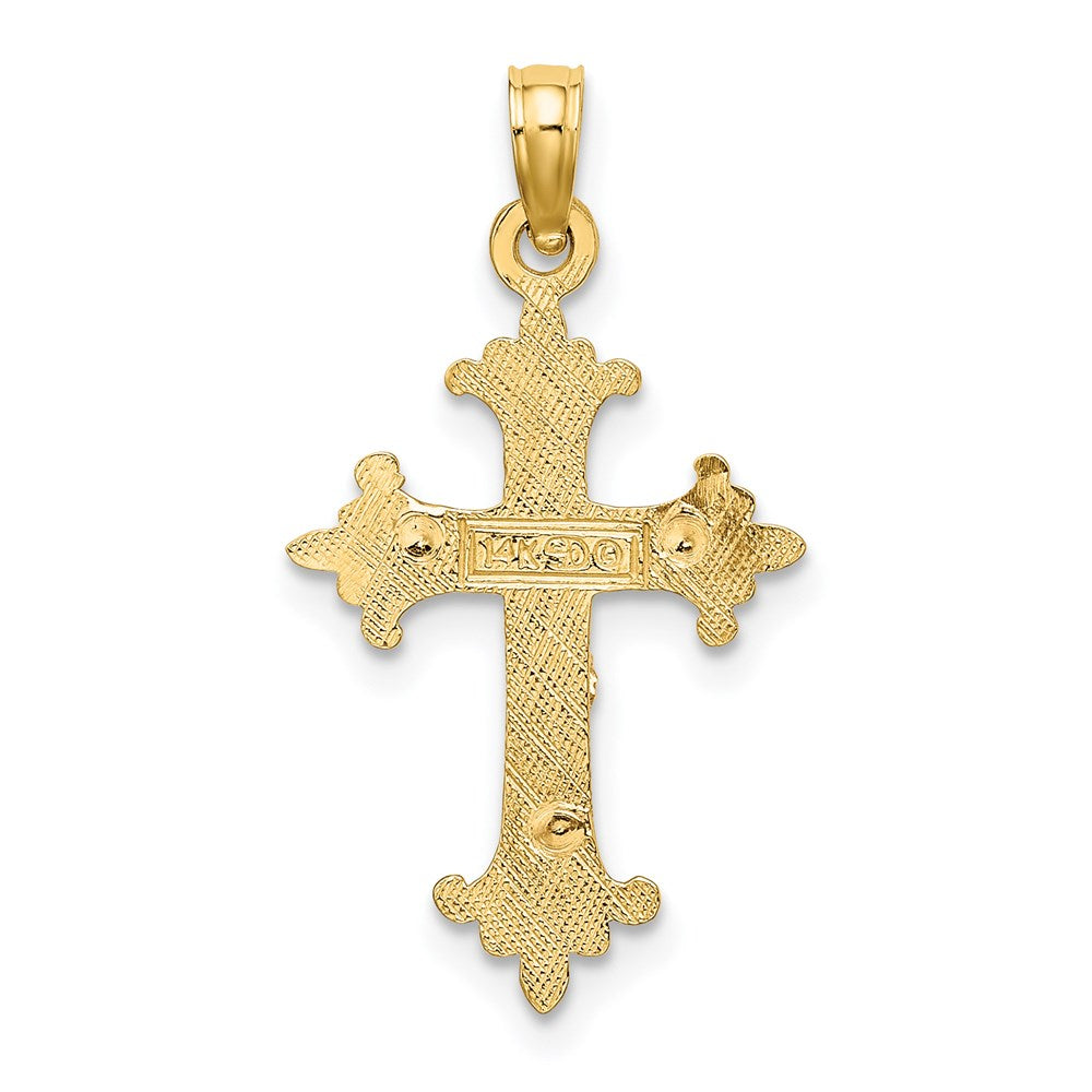 14K Bicolor Kruzifix Charm