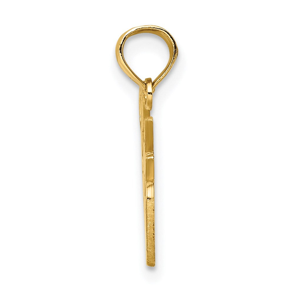14K Gelbgold Damen Officer Charm