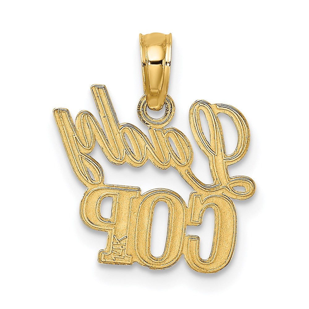 14K Gelbgold Damen Cop Charm